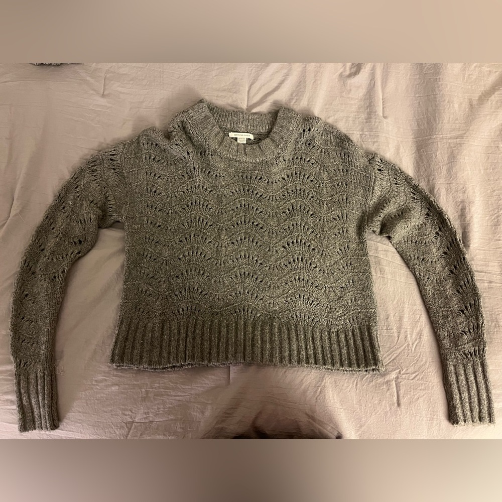 Grey Sweater, American Eagle, X-Small